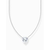 Thomas Sabo KE2211-051-14-L45V Silver necklace w. white heart pendant 