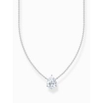 Thomas Sabo KE2213-051-14-L45V Silver necklace w. white drop pendant 