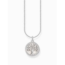 Thomas Sabo KE2220-007-21-L45V Silver necklace w. Tree of Love pendant u. weißer Emaille 