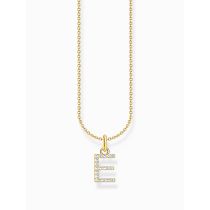 Thomas Sabo KE2244-414-14-L45V Gold-plated necklace letter E 