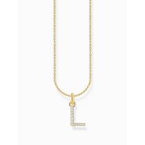 Thomas Sabo KE2251-414-14-L45V Gold-plated necklace letter L 