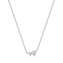 ANIA HAIE N045-02H-CZ Spaced Out Ladies Necklace, adjustable