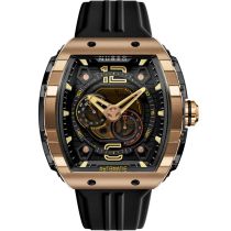 Nubeo NB-6087-06 Herrenuhr Magellan 24h Automatik 49mm 5ATM