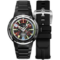 Nubeo NB-6090-22 Mens Watch Mariner 9 Automatic Limited Edition 50mm 5ATM 