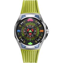 Nubeo NB-6099-SI-01 Mens Watch Space Invaders Limited Edition Automatic 44mm 5ATM 