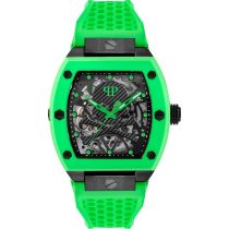 Philipp Plein PWBAA2324 Mens Watch The Skeleton Automatic 44mm 5ATM