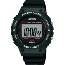 Lorus R2313PX9 Digital Mens Watch 40mm 10ATM