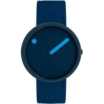 PICTO R44001-R001 Unisex Watch Ghost Nets Navy Blue 40mm 5ATM