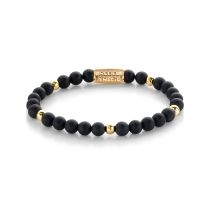 Rebel & Rose Bracelet Matt Black Madonna RR-60078-G-S Unisex