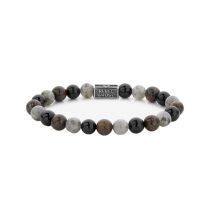 Rebel & Rose Bracelet Mix Brown 925 RR-8S007-S-L+ mens