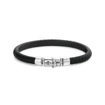 Rebel & Rose Bracelet Half Round Braided RR-L0133-S-L mens