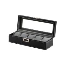 Rothenschild watch box RS-1679-5BK for 5 watches black