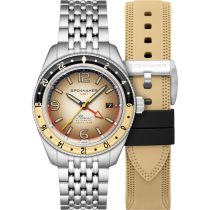 Spinnaker SP-5120-AA Mens Watch Fleuss GMT Automatic Set 43mm 15ATM