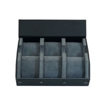 Rothenschild RS-3178-6-BL-GY Watch Storage Box Black-Grey [6]