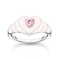 Thomas Sabo Ladies Ring TR2435-041-9-52 heart size 52