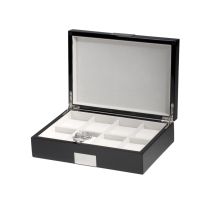 Rothenschild Watch Box RS-2022-8BL for 8 Watches Black