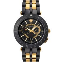 Versace VEBV00619 New New V-Race Dual Time men`s 46mm 5ATM