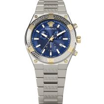 Versace VESO00522 Mens Watch Sporty Greca Chrono 46mm 5ATM 