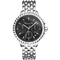 Thomas Sabo WA0346-201-203 Rebel at Heart Chronograph Ladies Watch 38mm 3ATM