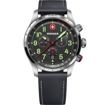 Wenger 01.0543.110 Herrenuhr Terragraph Chrono 43mm 10ATM 
