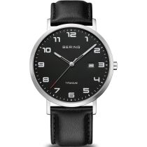 Bering 18640-402 men`s Titanium Mens Watch 40mm 5ATM