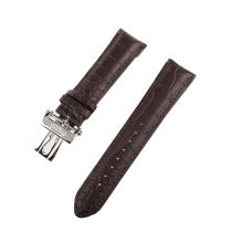 Ingersoll replacement strap [22 mm] brown silver clasp Ref. 27179