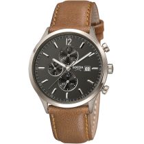 Boccia 3753-04 men`s watch chronograph titanium 42mm 5ATM