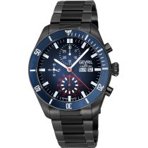 Gevril 48623B Yorkville Automatic Chronograph Mens Watch 43mm 20ATM