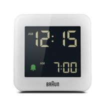 Braun BC09W classic digital alarm clock