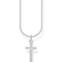 Thomas Sabo KE2043-051-14 Cross Pave Ladies Necklace, adjustable