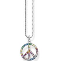 Thomas Sabo KE2170-318-7 Peace Rainbow Ladies Necklace, adjustable