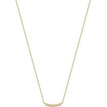 ANIA HAIE NAU004-03YG Magma Curve Ladies Necklace Gold 14K, adjustable