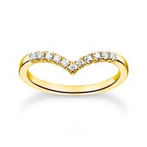 Thomas Sabo Ladies Ring TR2394-414-14-52 V-shape size 52