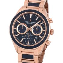 Jacques Lemans 1-2115H Eco Power Apple Mens Watch Chronograph 44mm 10ATM