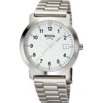 Boccia 3630-01 men`s watch titanium 37mm 5ATM
