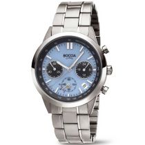 Boccia 3737-01 Mens Watch Titanium Chronograph 41mm 5ATM