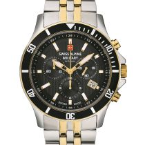 Swiss Alpine Military 7022.9147 Chronograph Mens Watch 42mm 10ATM