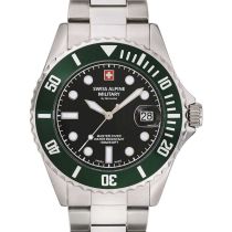 Swiss Alpine Military 7053.1133 Diver Mens Watch 42mm 10ATM