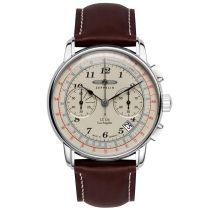 Zeppelin 7614-5 LZ-126 Chronograph 43mm 5ATM