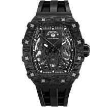 Tsar Bomba TB8207CF-01 Mens Watch Elementar Carbon Fiber Automatic 44mm 5ATM 
