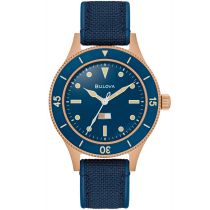Bulova 98A325 Mens Watch MIL-SHIPS Bronze 150th Anniversary 41mm 20ATM