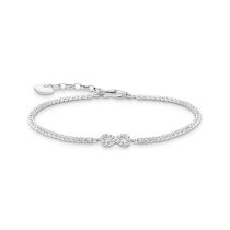 Thomas Sabo A2176-051-14-L19V Silver Tennis Bracelet infinity With White stones