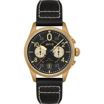 AVI-8 AV-4089-07 Mens Watch Spitfire Lock Chronograph 42mm 5ATM