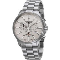 Bauhaus 2880M-5 Mens Watch Aviation Chrono Titanium 42mm 10ATM