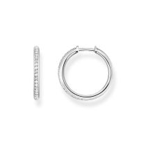 Thomas Sabo CR673-051-14 Silver Hoop Earrings Pavé Silver 20,0 mm Ladies