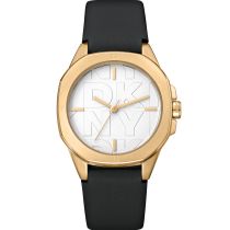 DKNY DK1L012L0025 Ladies Watch Brooklyn Midi Black 34MM 5ATM