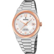 Festina F20037/1 Ladies Watch Swiss Made Rivé 35mm 10ATM 