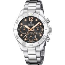 Festina F20603/6 Ladies Watch Boyfriend Chronograph 39mm 10ATM