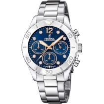 Festina F20603/3 Ladies Watch Boyfriend Collection Chronograph 39 mm