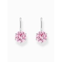 Thomas Sabo H2287-051-9 Silver dangle earrings w. pink cubic zirconia 